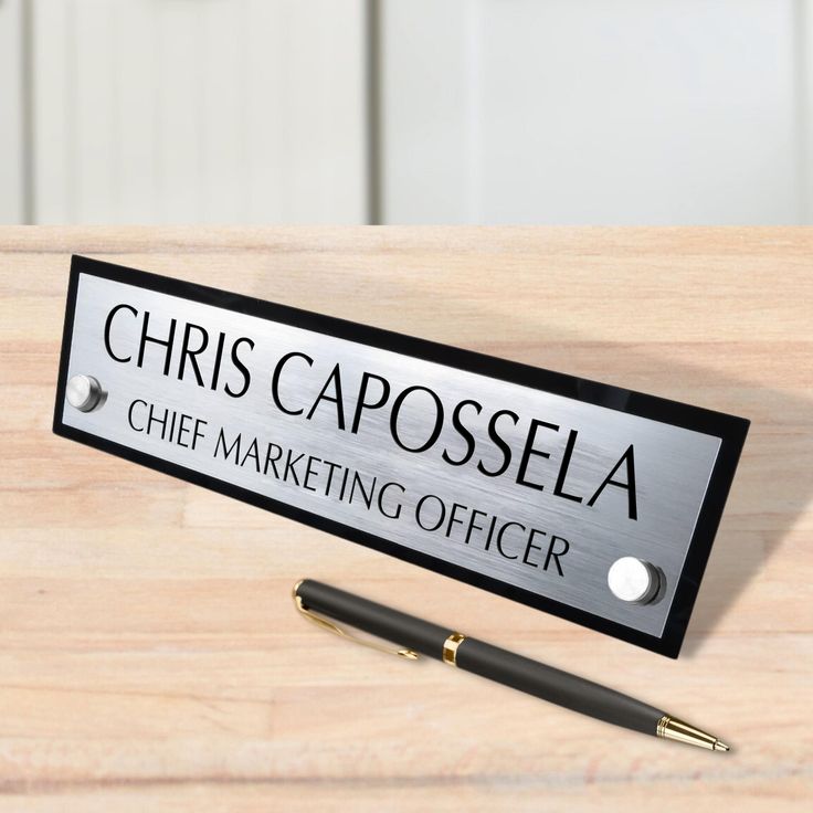 CUSTOMIZED NAME OFFICE PLATES